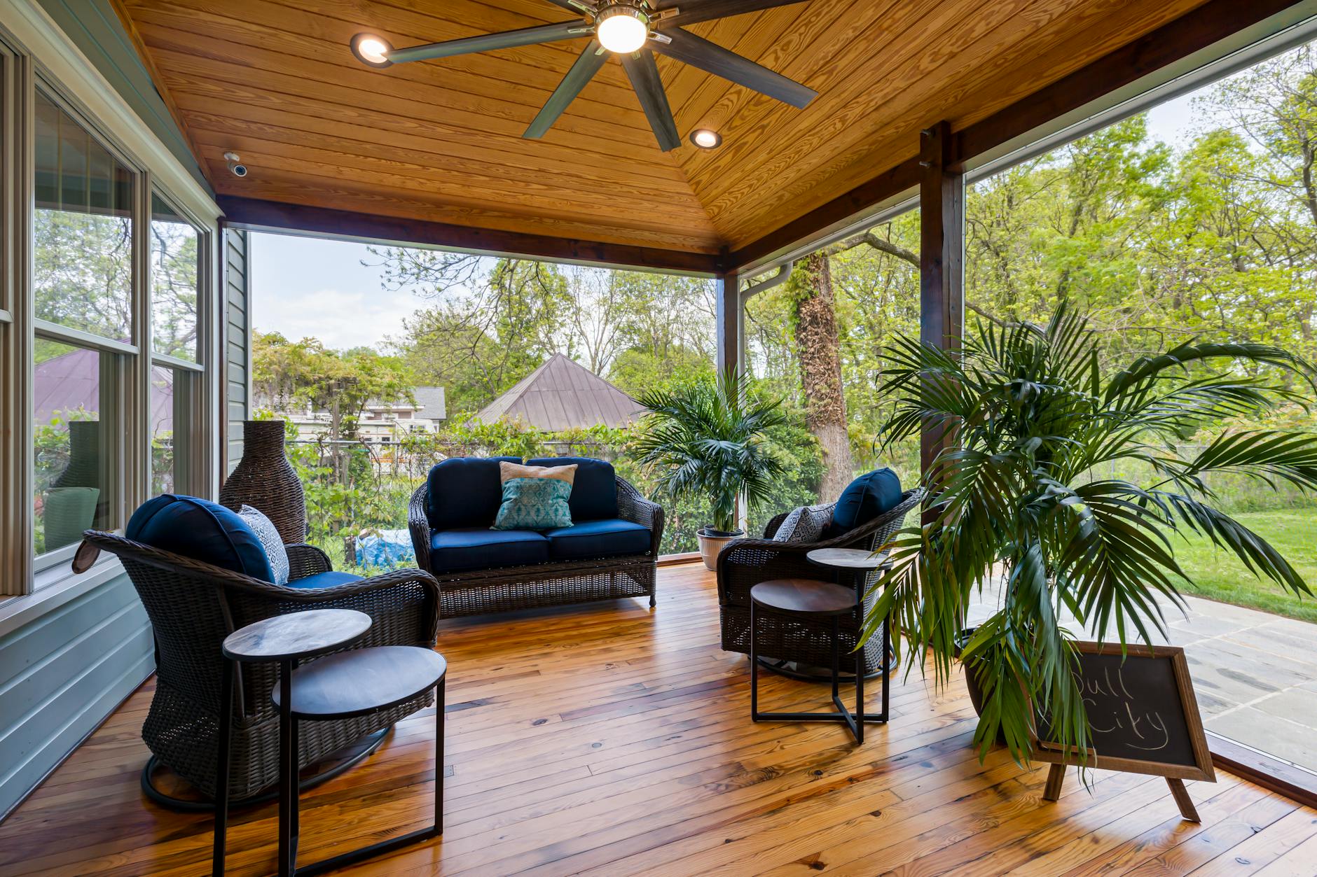 Beautiful custom wood deck
